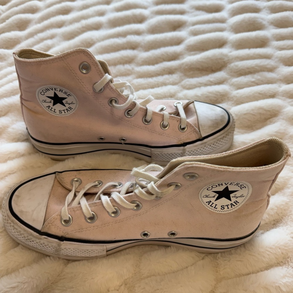 Converse Chuck Taylor High Top Sneakers - Blush Pink